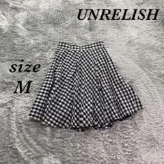 UNRELISH アンレリッシュ（M）スカートひざ丈 ギンガムチェック 韓国
