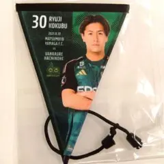 松本山雅 ハッピーくじ限定 マッチデーガーランド 30番 國分龍司選手 非売品