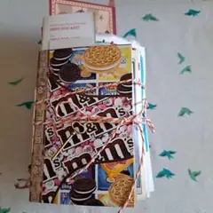 no,117…ハンドメイドジャンクジャーナル【小さめサイズ】ꕤ*.゜