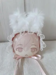 ぬいぐるみ　ぬい服　うさ耳ヘッドドレス　ボンネット