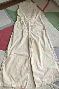 【used】sese IENA オールインワン ワイドパンツ 綿 Fサイズ