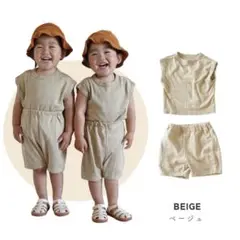 SOWAN テテテ　サマーセットアップ＆すずめさんインナー　100cm