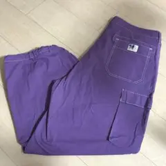 【未使用】EDWIN XL パープル ワークパンツ