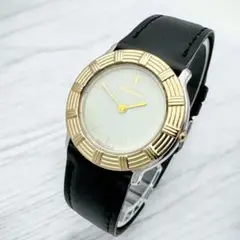 希少 イヴサンローラン YSL ラウンド 腕時計 メンズ