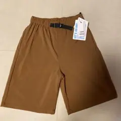 シンプルハーフパンツ モカ　茶色