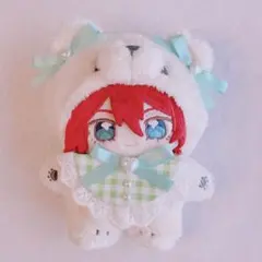ぬい服　スタイ　リボン　セット　いつぬい　黄緑