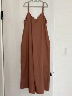 beams オールインワン　キャミサロペット　オレンジ