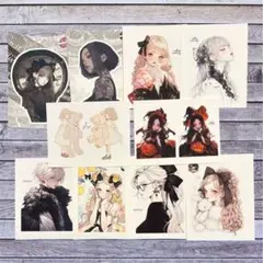 ⓑ国内作家様 オリジナルステッカー 10枚セット
