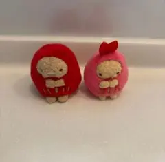 すみっコぐらし　とんかつ　えびふらいのしっぽ　だるま　てのりぬいぐるみ