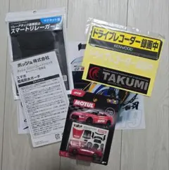 KENWOOD ドライブレコーダー ステッカー & MOTUL ミニカーセット
