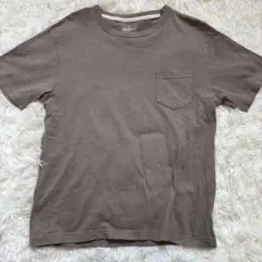 【美品】Mサイズ無印良品 半袖Tシャツ ブラウン系