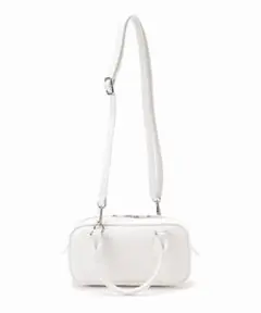 VELETTO スクエアボストンBAG ホワイトカラー