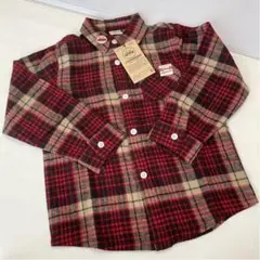新品未使用★40%OFF★秋冬チェックシャツ アンパンマンキッズコレクション