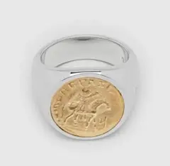 新品正規品 TOMWOOD トムウッド Coin Ring Gold(M) 58