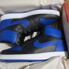 NIKE EBERNON MID ブラック/ゲームロイヤル 27.5cm