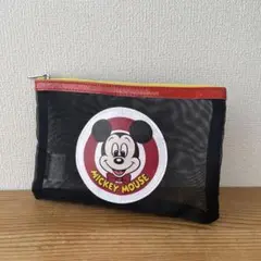 【数回使用】ディズニー ミッキー メッシュポーチ