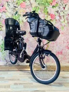 3149超希少】電動自転車パナソニック 子供乗せ アシスト 20インチ ブラウン