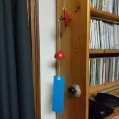 赤い和傘の風鈴 南部鉄器