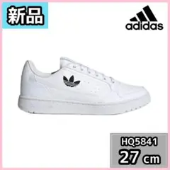 【新品】adidas HQ5841 ホワイトスニーカー 27cm アディダス