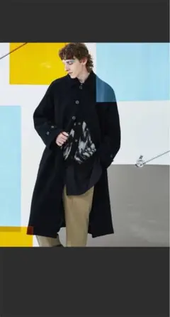 【大人気】メゾンスペシャル ステンカラーコート 21aw 完売品 サイズ1