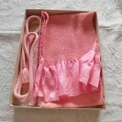 子供用帯揚げ帯締めセット　ピンク　正絹
