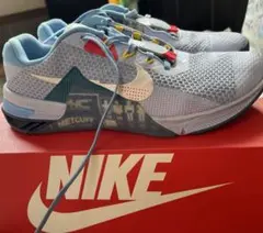 NIKE シューズ グレー/ブルー/レッド　サイズ26.5 メンズ