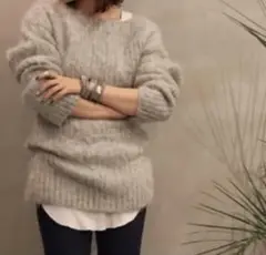 fumika uchida モヘア シャギーニット