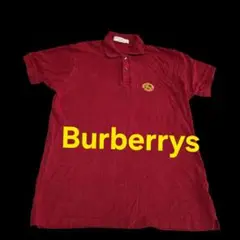 Burberrys 赤 ポロシャツ