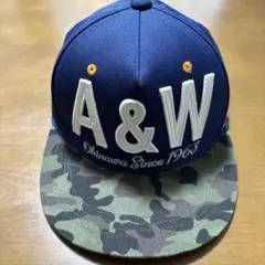 A&W 沖縄迷彩柄キャップ