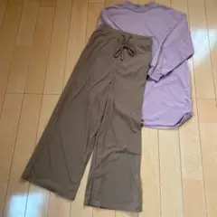 トップス＋ワイドパンツ　2点セットMサイズ