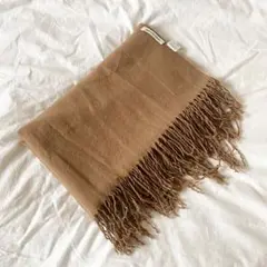 ASAUCE MELER アソースメレ 大判 カシミヤ マフラー ブラウン