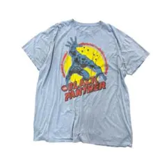 7TSM3【MARVEL】ブラックパンサー　プリントTシャツ　古着used