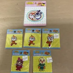 アンパンマン 刺繍ワッペン 6個セット ドキンちゃん　コキンちゃん