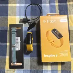 Fitbit inspire3＋替えレザーバンド　中古品