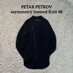 PETAR PETROV asymmetry layered Knit 48