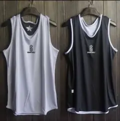 新品未開封 5XL カイリーアービング リバーシブル 灰黒 タンクトップ NBA