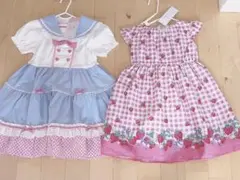 クーラクール♡anyfam♡ワンピース110 新品セット 8111→7666