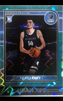 RC ザック・エディー Zach Edey パラレル Hoops NBAカード