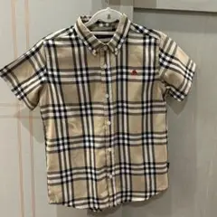 POLO 半袖チェックシャツ 130cm