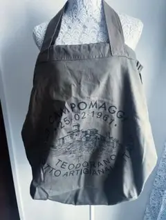 ⭐️未使用級⭐️ カンポマッジ　2way トートバッグ　スタッズ　ブラック ⭐️未使用級⭐️ カンポマッジ 2way トートバッグ スタッズ