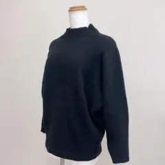 ★美品◆ユナイテッドアローズ◆ソフトな肌触り♡パネル ドルマン ハイネックニット