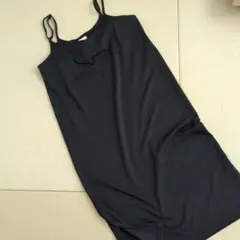 Alma Design ブラックキャミワンピース