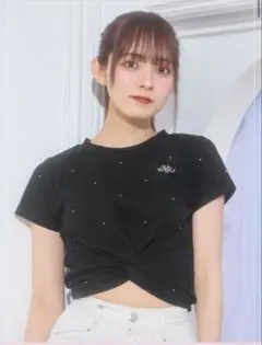 ランダムビジューミニTシャツ