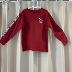 アメリカで購入　VANS 赤 長袖カットソー サイズ6/L