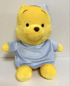 ラウンドワン限定 くまのプーさん ふしぎな夢の中 BIGぬいぐるみ ブルー