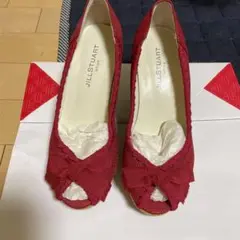 ほぼ新品　ジルスチュアート　ウェッジパンプス　夏用！値下げしました！