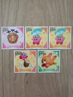 星のカービィ ステッカー 5枚セット