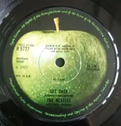 初回UK/BEATLES GET BACK DON'T LET ME DOWN