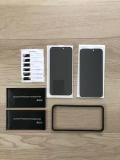 iPhone15 pro max DZHFU 9H強化ガラスフィルム 2枚入り