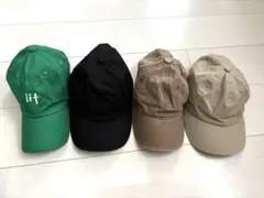 キャップ　緑　黒　カーキ　ベージュ　newhattan SHEIN シーイン